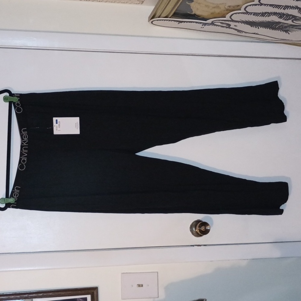 Calvin Klein XL Ultra Soft Modal Pajama Pants Black/ Pockets Brand New